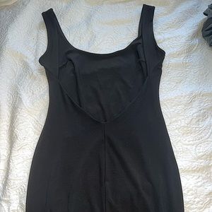 Black mini dress